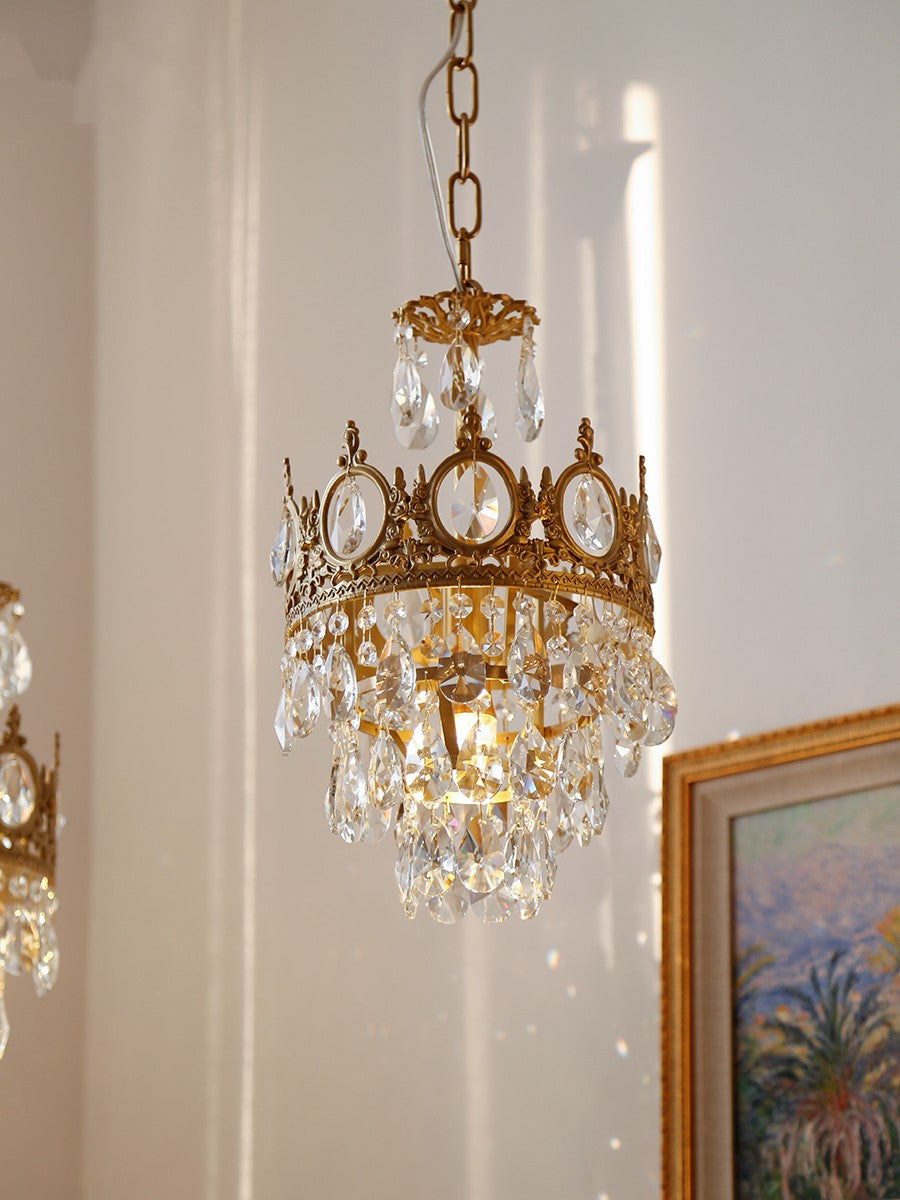 Lustra Pendelleuchte Vintage Kristalltropfen-Letslighting
