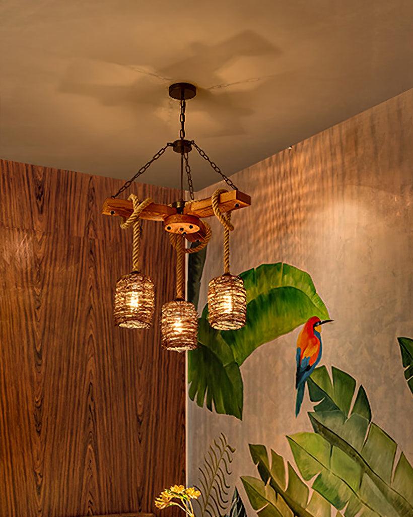 Vintage Farmhouse Chandelier - Blowlighting