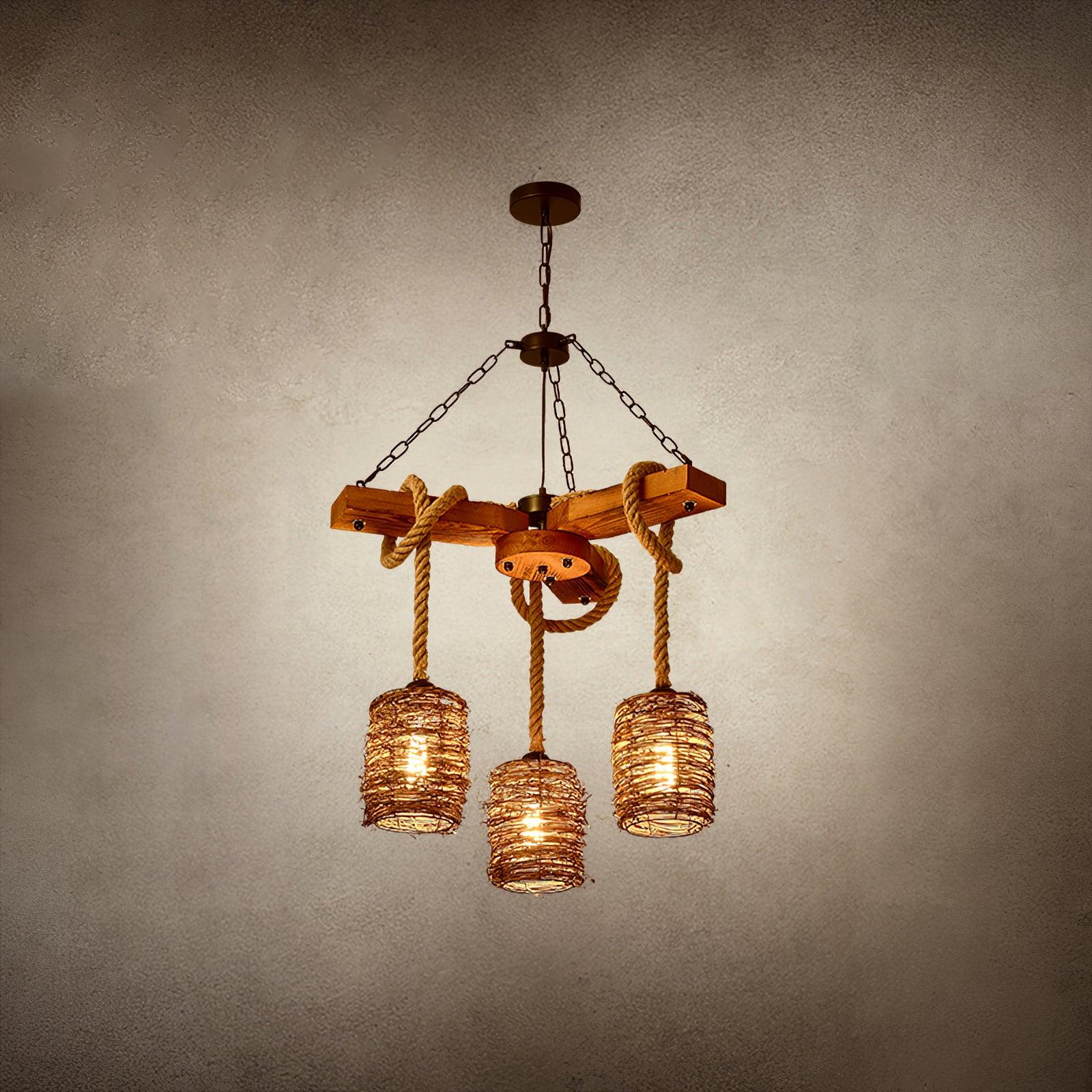 Vintage Farmhouse Chandelier - Blowlighting