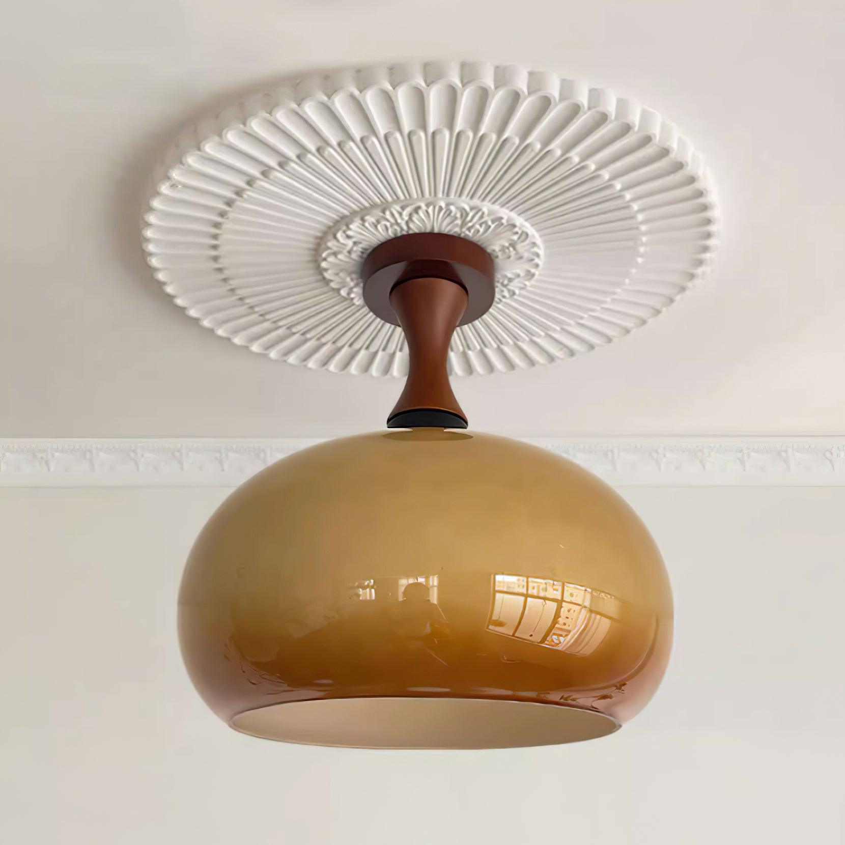 Liora Amber Glas Deckenleuchte-Letslighting