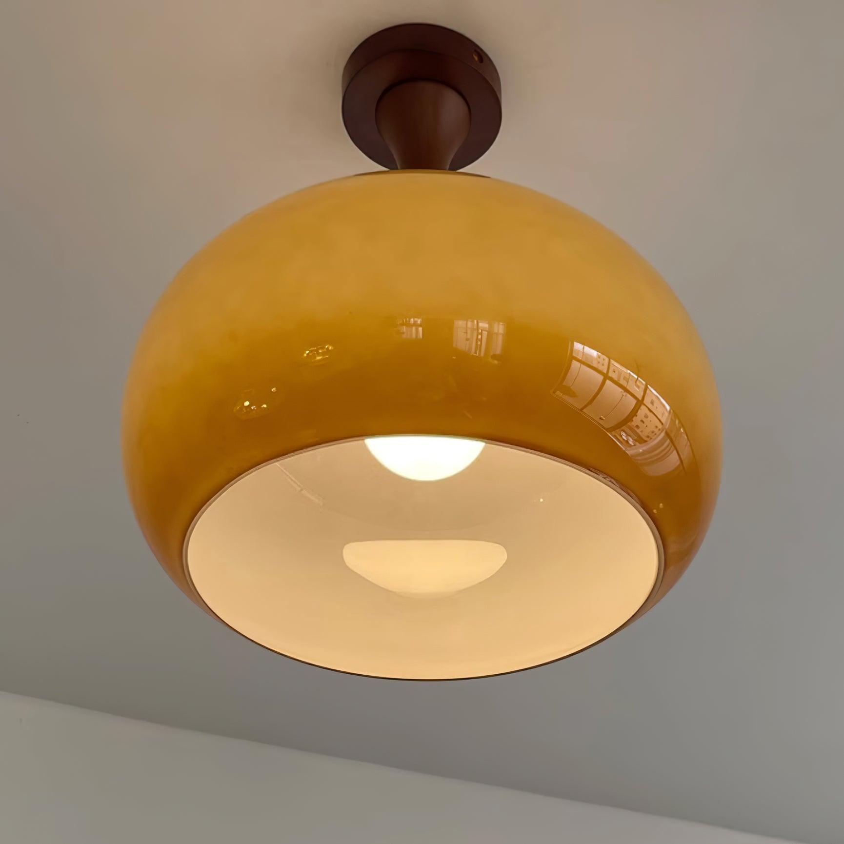 Liora Amber Glas Deckenleuchte-Letslighting