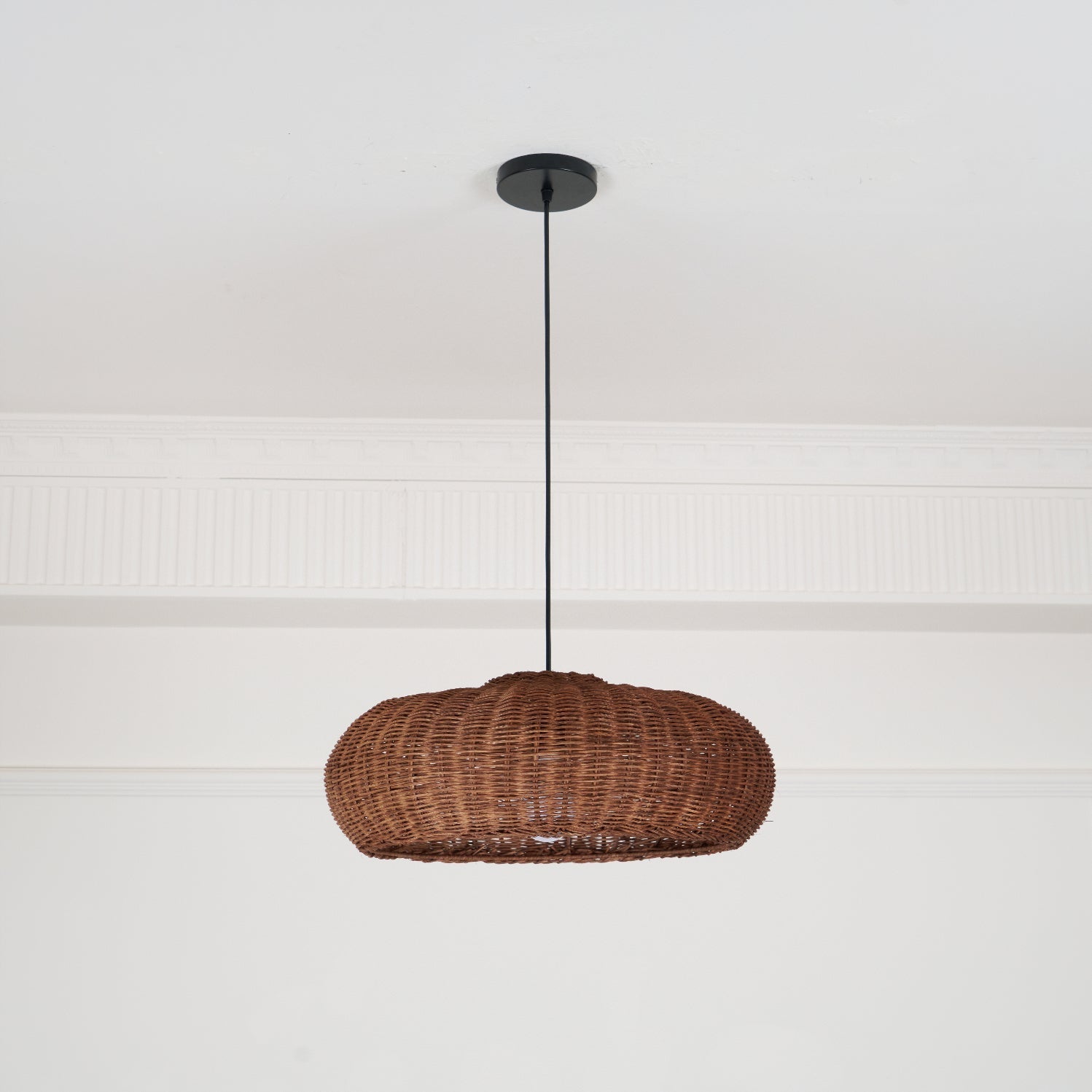 Solvice Vintage Rattan Pendelleuchte-Letslighting