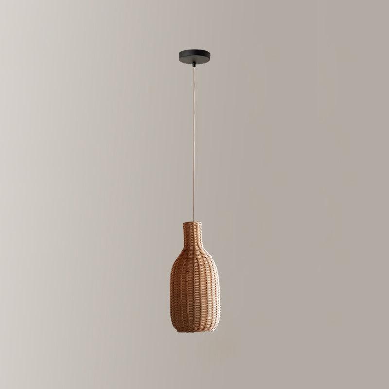 Solvice Vintage Rattan Pendelleuchte-Letslighting