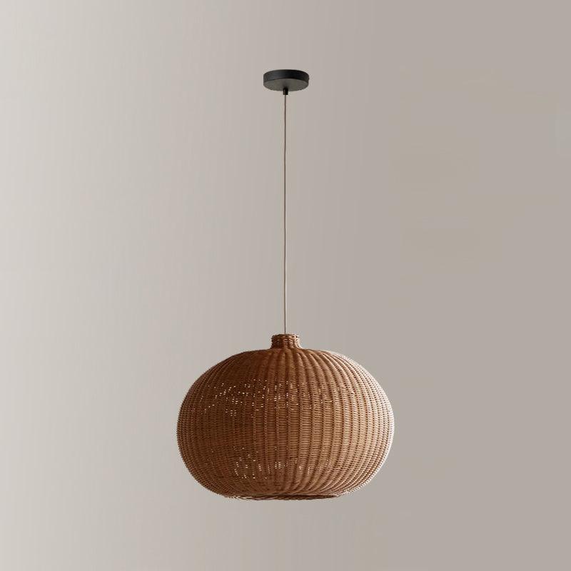 Solvice Vintage Rattan Pendelleuchte-Letslighting