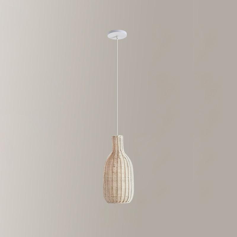 Solvice Vintage Rattan Pendelleuchte-Letslighting