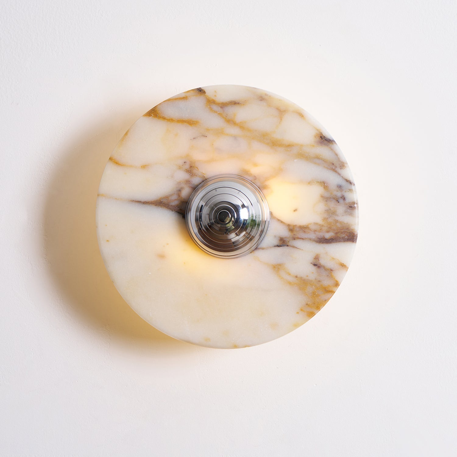 Wall Lamp Marble Disc LED Modern Light Fixture Multiple Colors - Letslighting