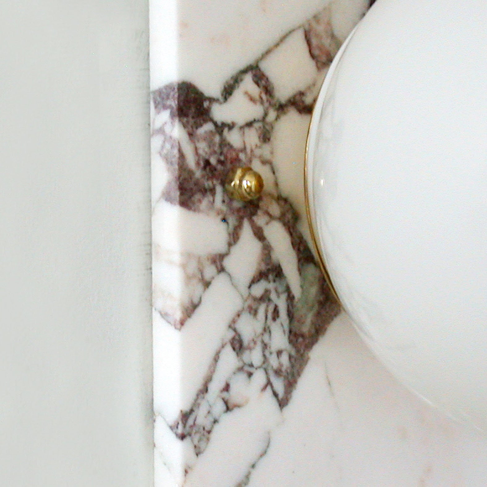 Evenara Oval Marmor Glas Wandleuchte-Letslighting