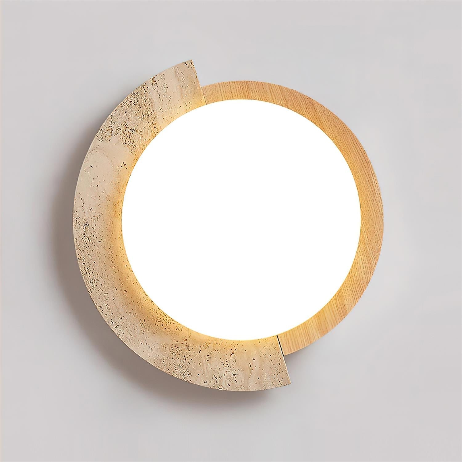 Ritta Travertin Oval LED Deckenleuchte-Letslighting