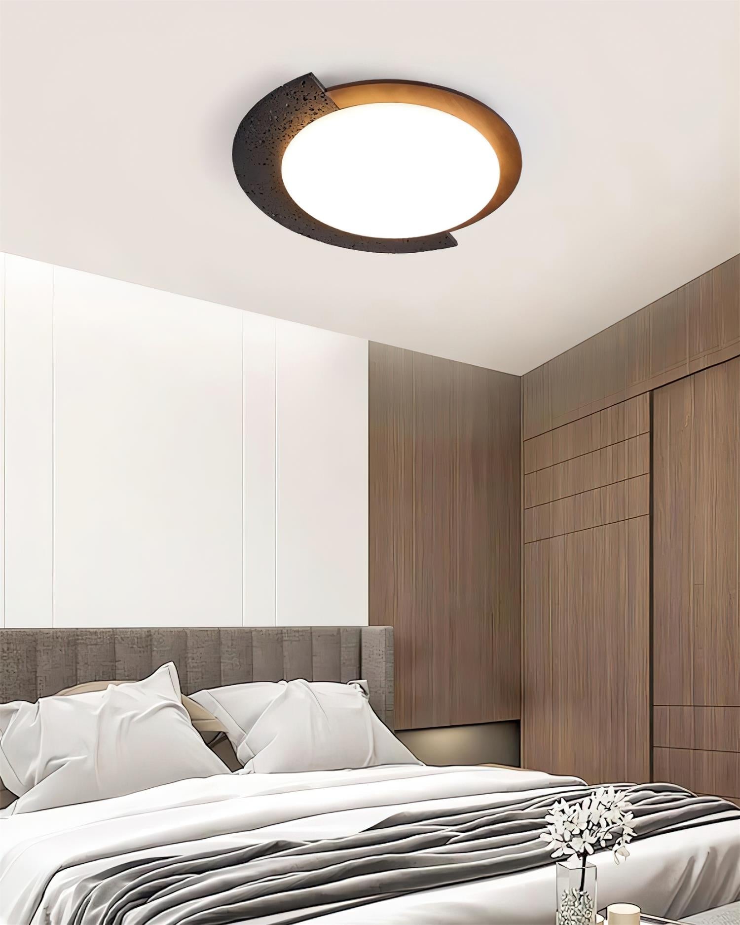 Ritta Travertin Oval LED Deckenleuchte-Letslighting