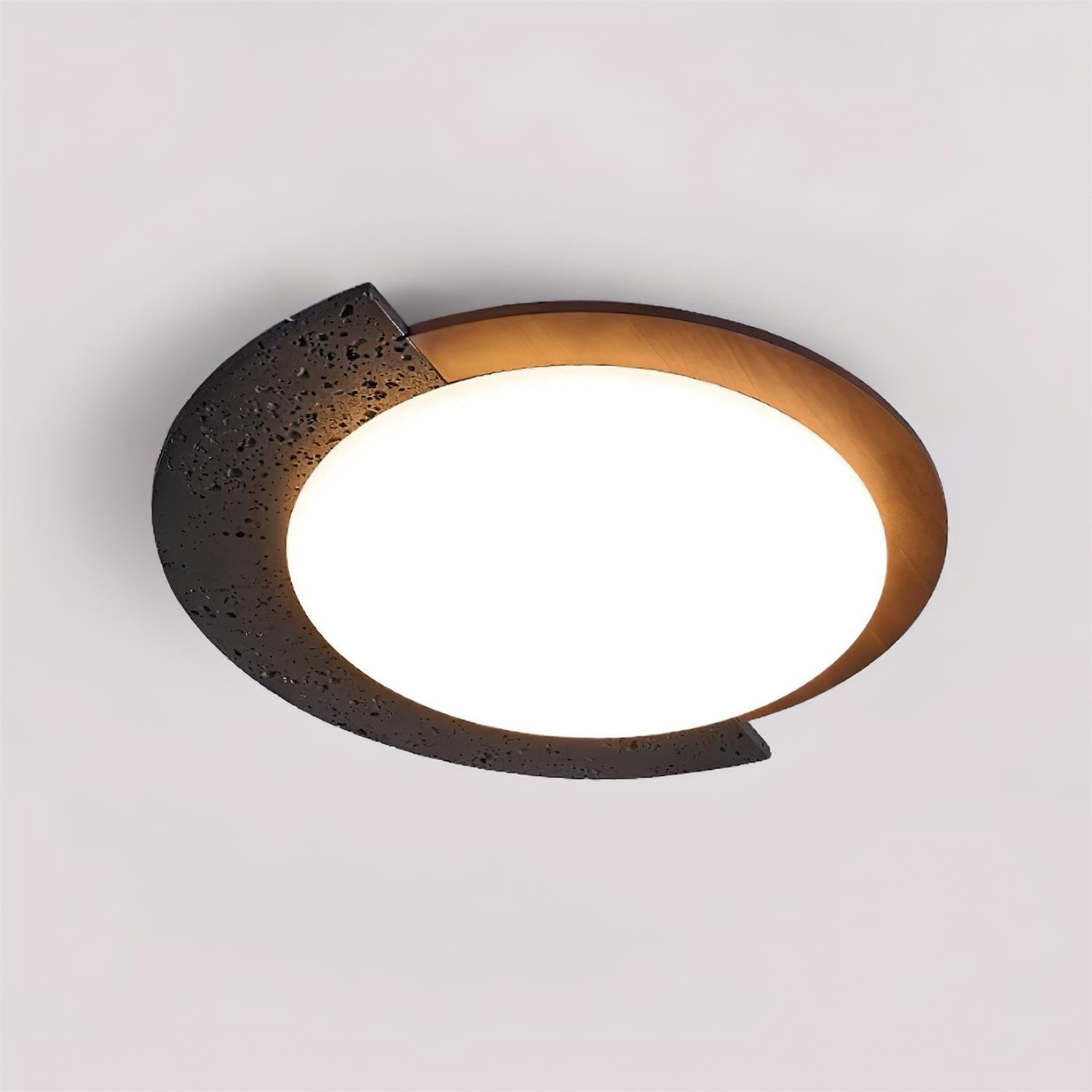 Ritta Travertin Oval LED Deckenleuchte-Letslighting
