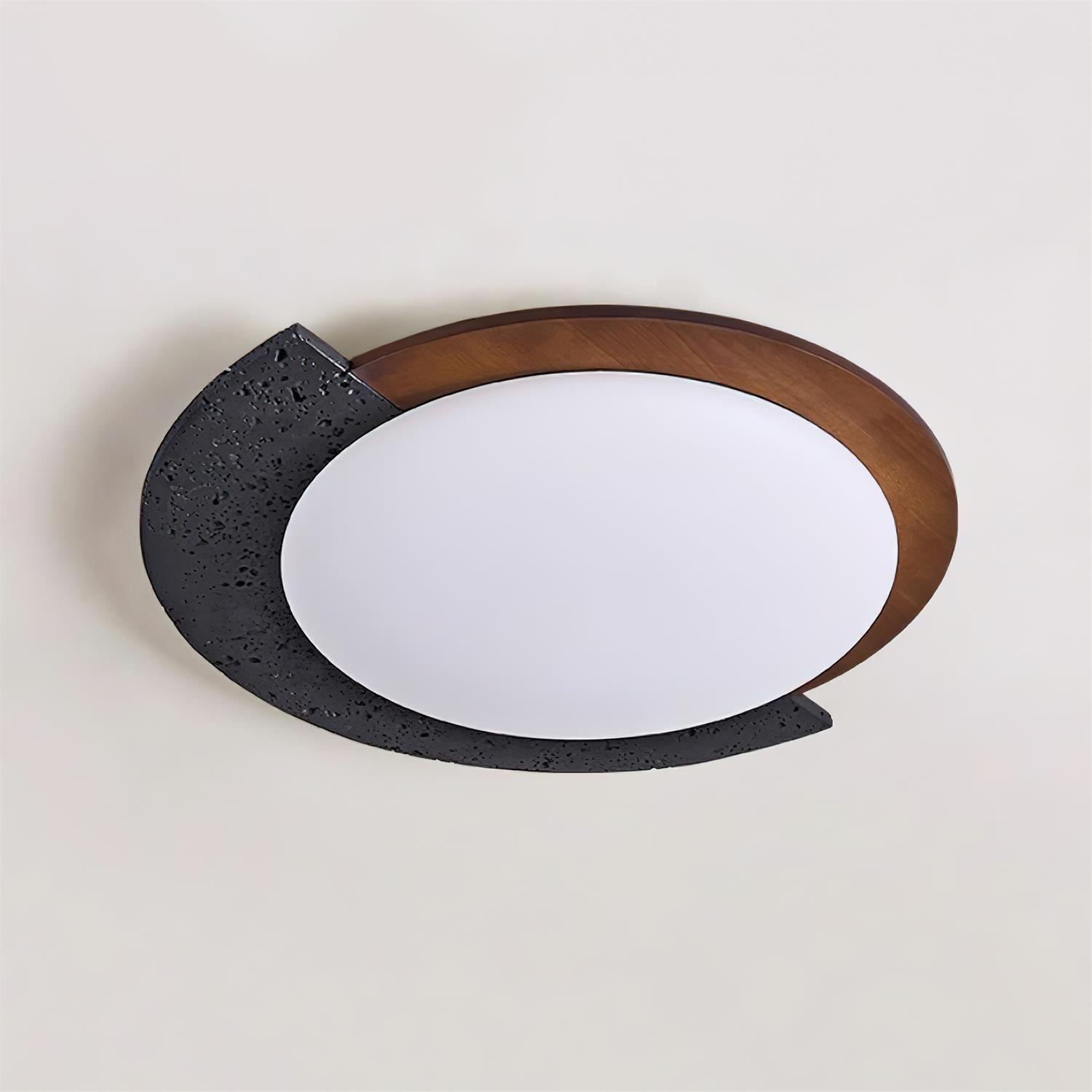 Ritta Travertin Oval LED Deckenleuchte-Letslighting