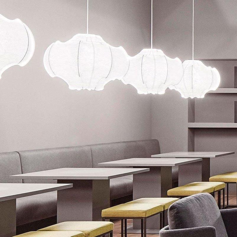 Lotus Minimalistisch Seide Pendelleuchte Lampe-Letslighting