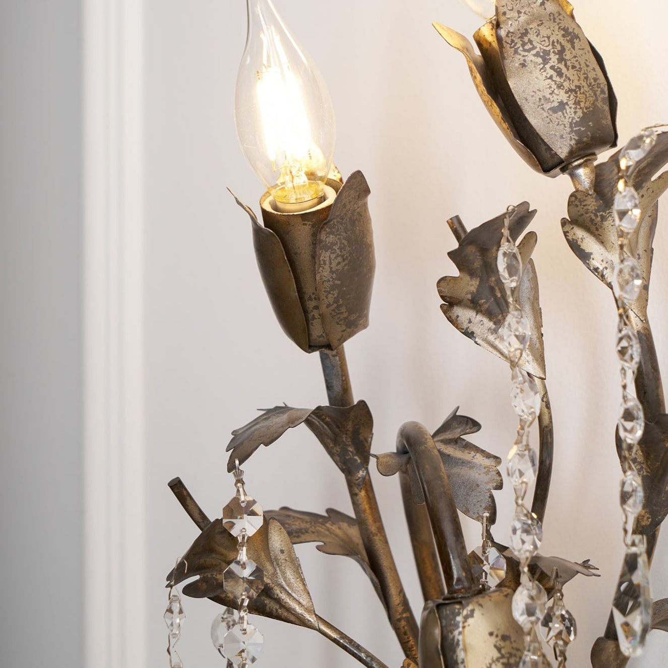 Otalara Kristall Vintage Wandleuchte-Letslighting
