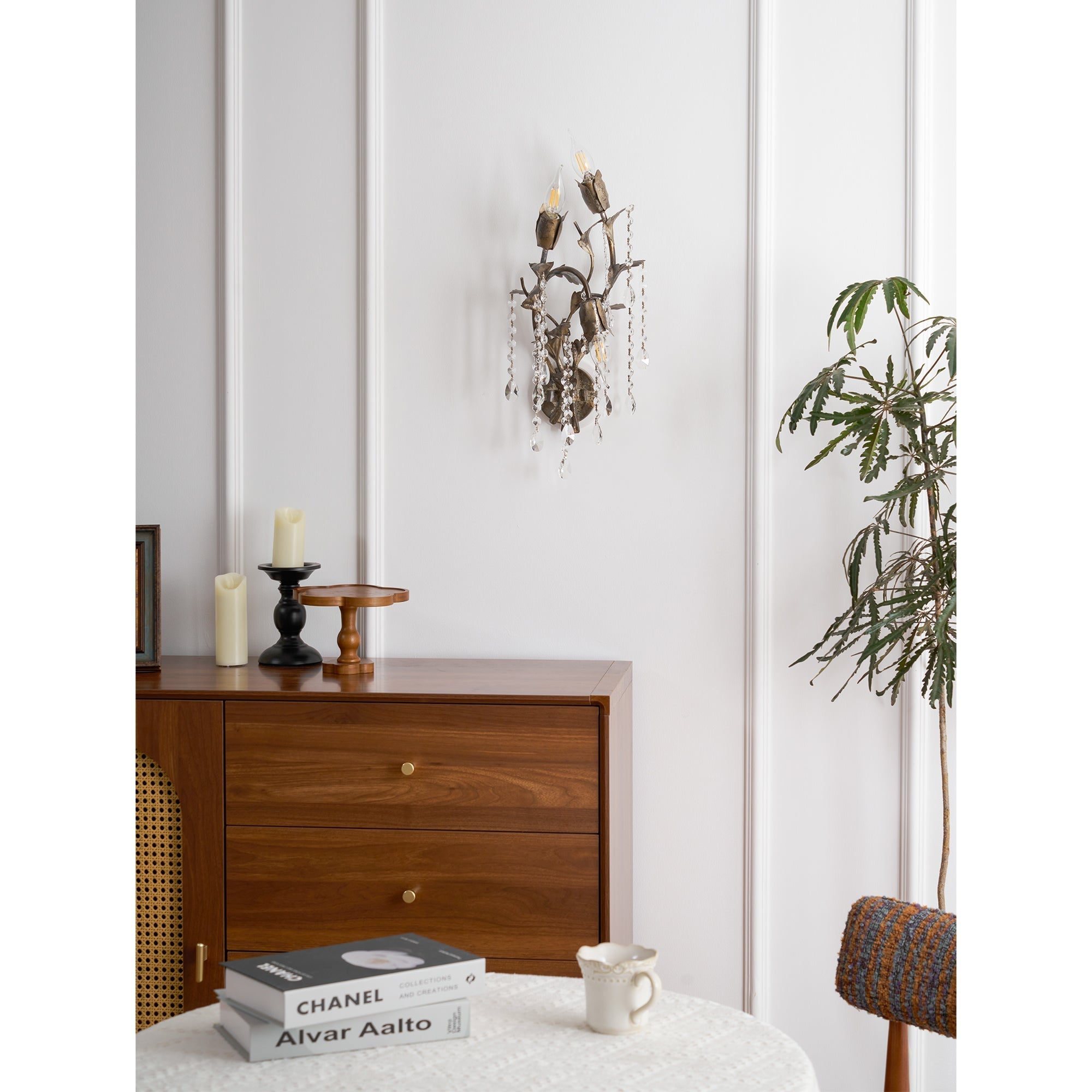 Otalara Kristall Vintage Wandleuchte-Letslighting