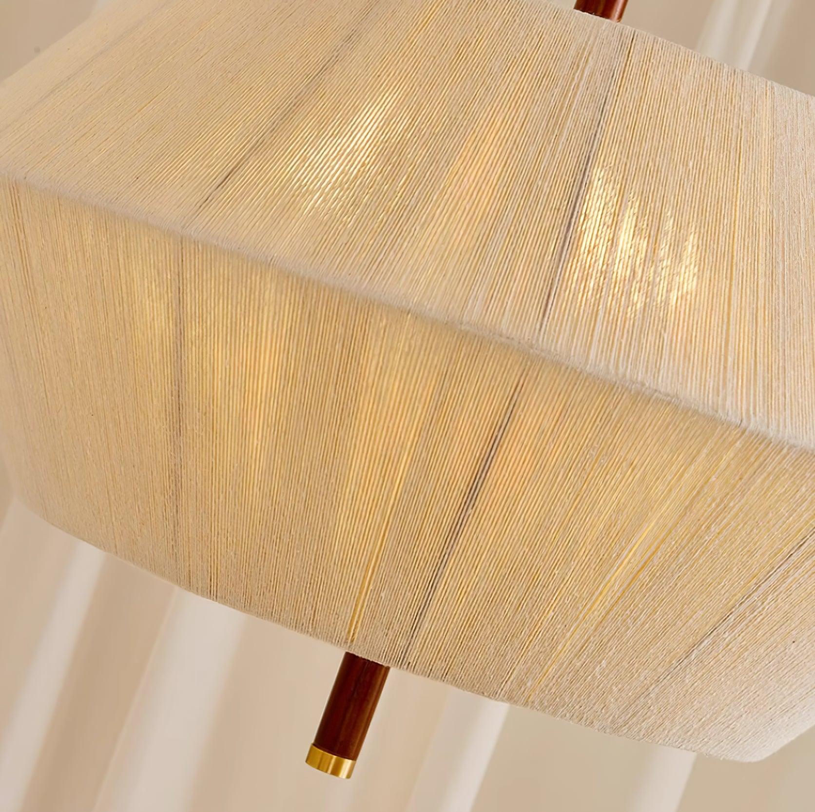 Pendelleuchte Baumwollfaden Schirm Natur-Letslighting