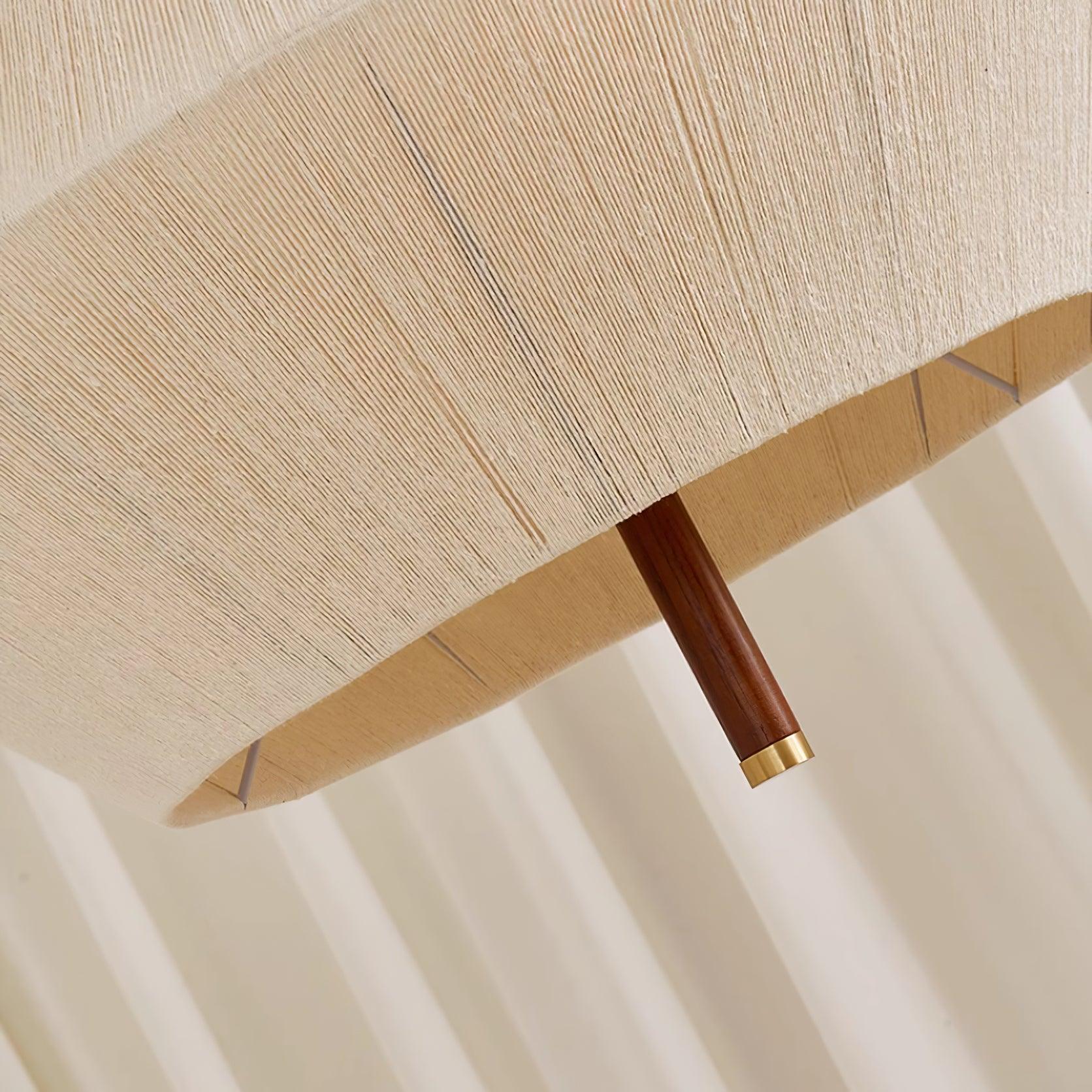 Pendelleuchte Baumwollfaden Schirm Natur-Letslighting