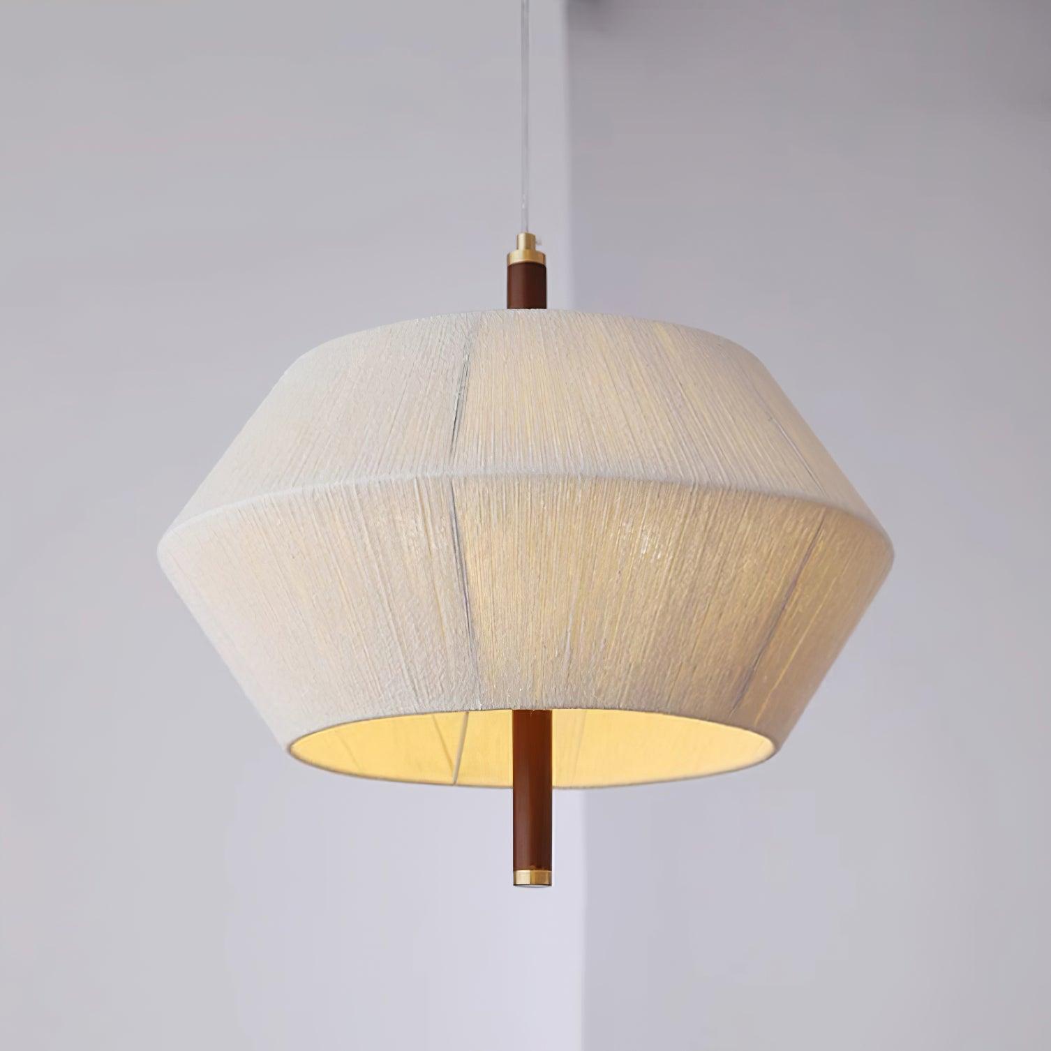 Pendelleuchte Baumwollfaden Schirm Natur-Letslighting