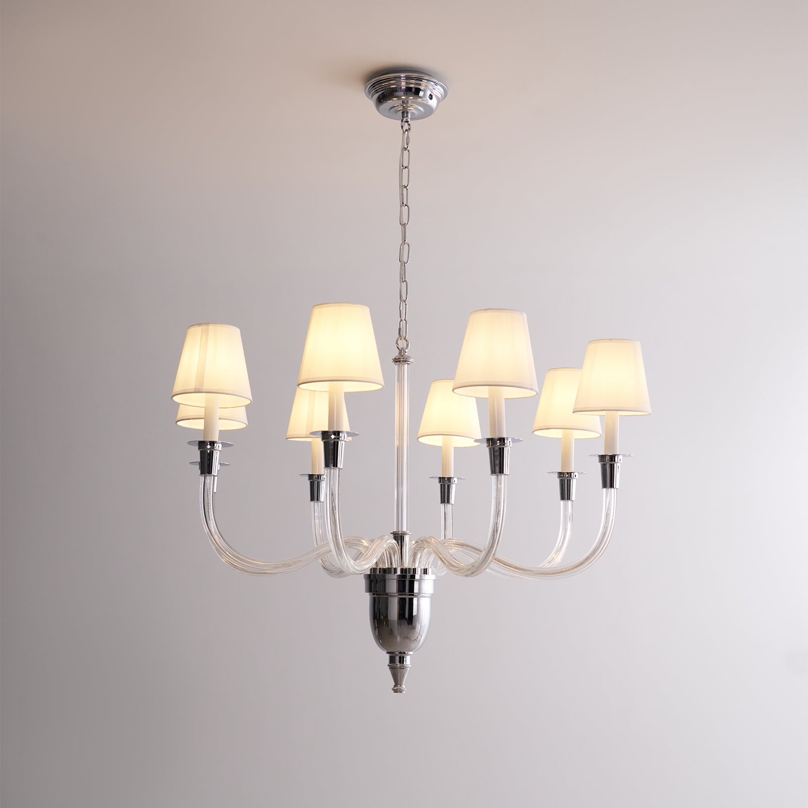 Syvinor Postmoderner Luxus-Kristall-Stoff-Kronleuchter-Letslighting