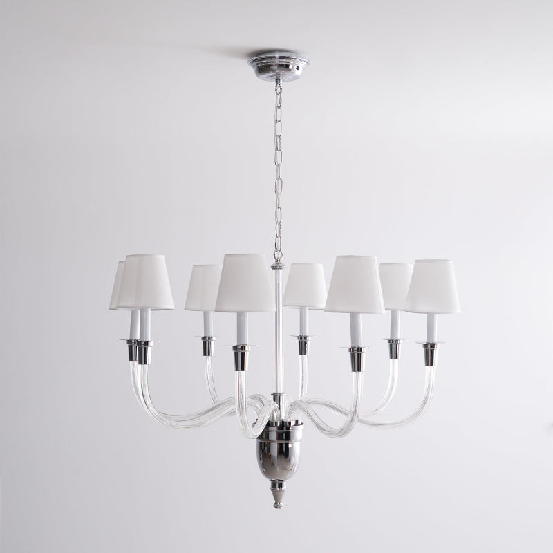 Syvinor Postmoderner Luxus-Kristall-Stoff-Kronleuchter-Letslighting