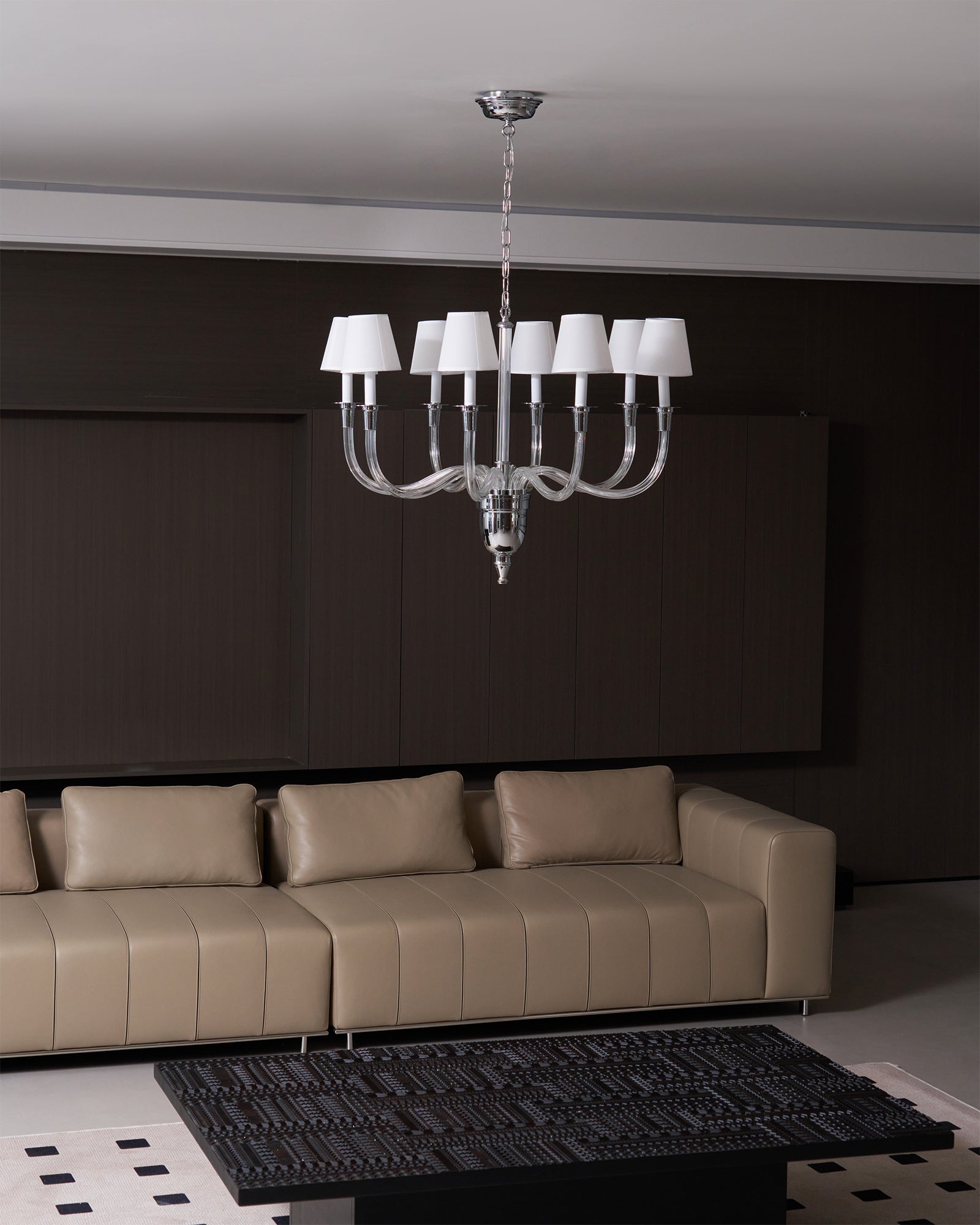Syvinor Postmoderner Luxus-Kristall-Stoff-Kronleuchter-Letslighting