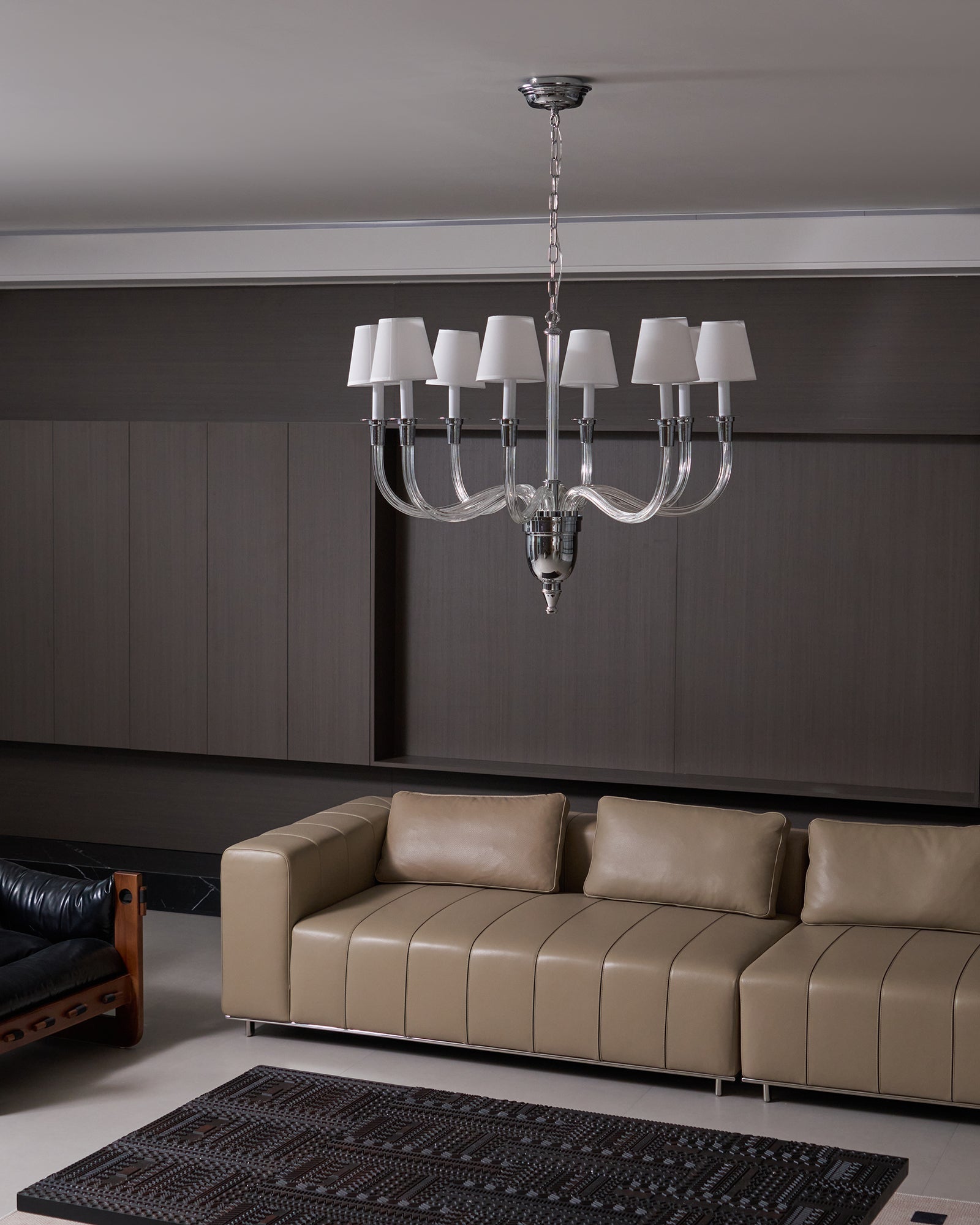 Syvinor Postmoderner Luxus-Kristall-Stoff-Kronleuchter-Letslighting