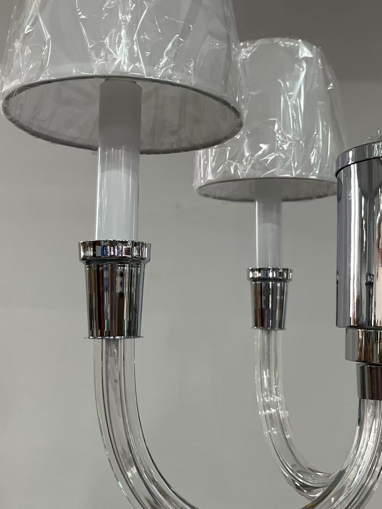 Syvinor Postmoderner Luxus-Kristall-Stoff-Kronleuchter-Letslighting