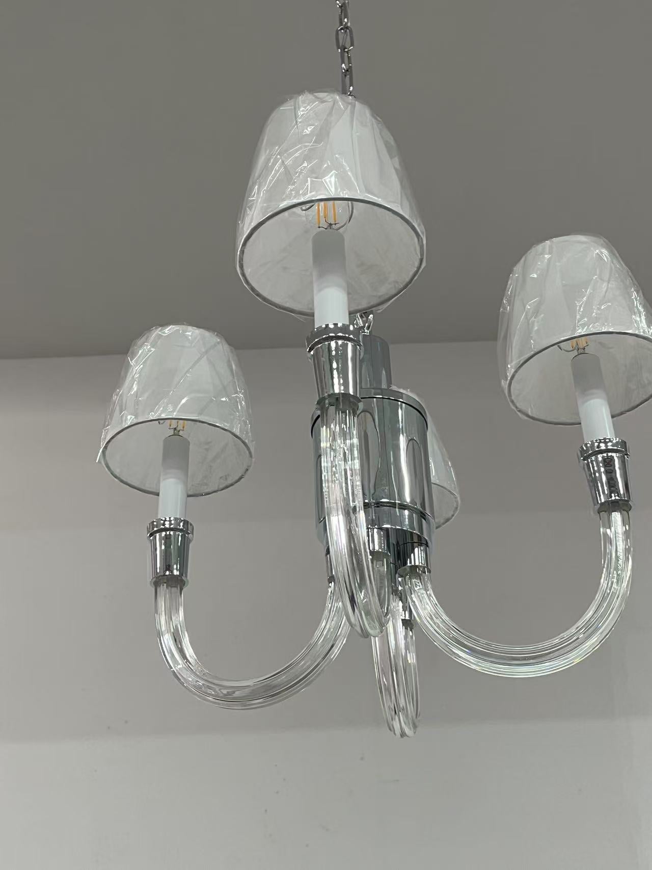 Syvinor Postmoderner Luxus-Kristall-Stoff-Kronleuchter-Letslighting