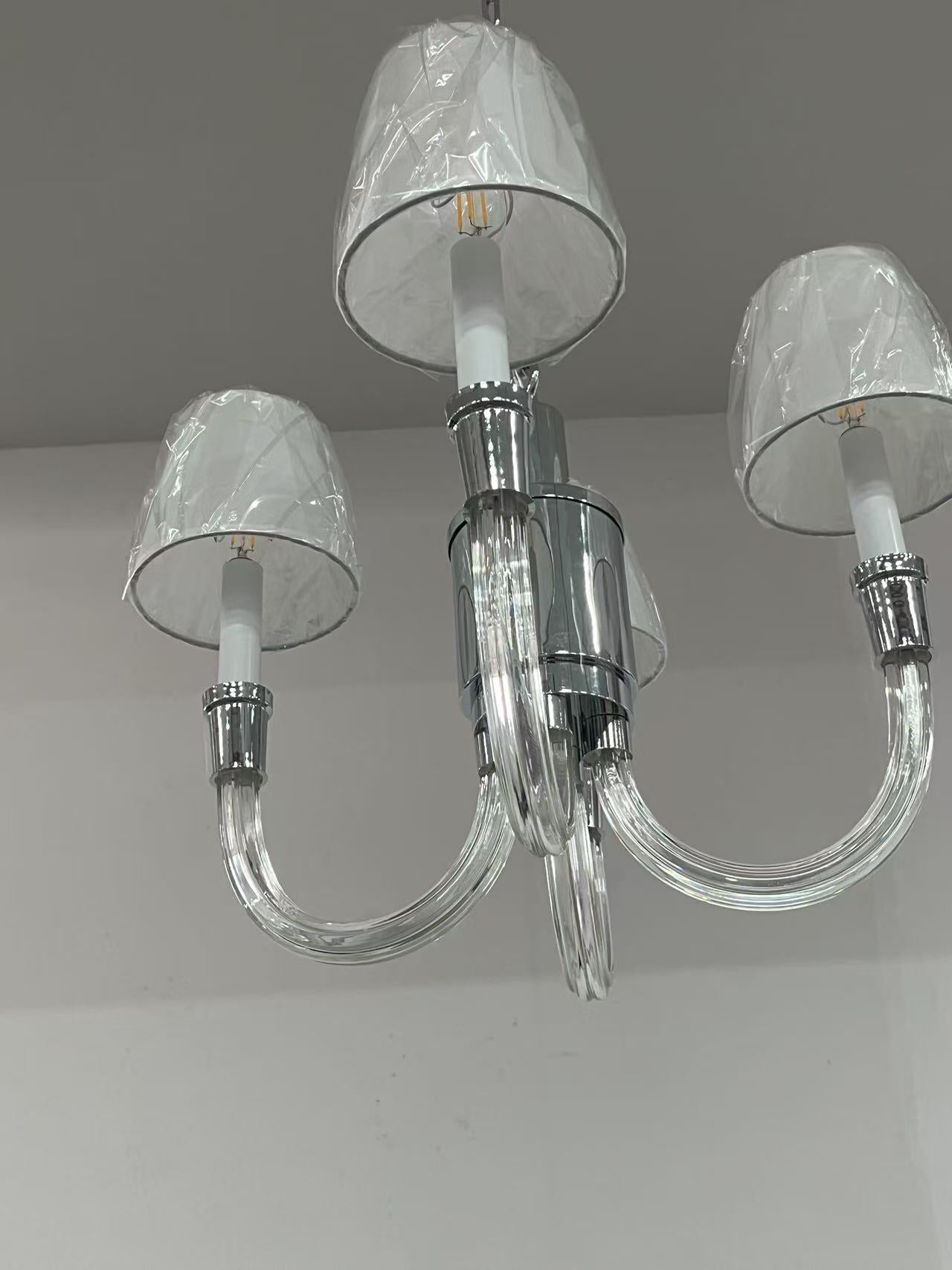 Syvinor Postmoderner Luxus-Kristall-Stoff-Kronleuchter-Letslighting