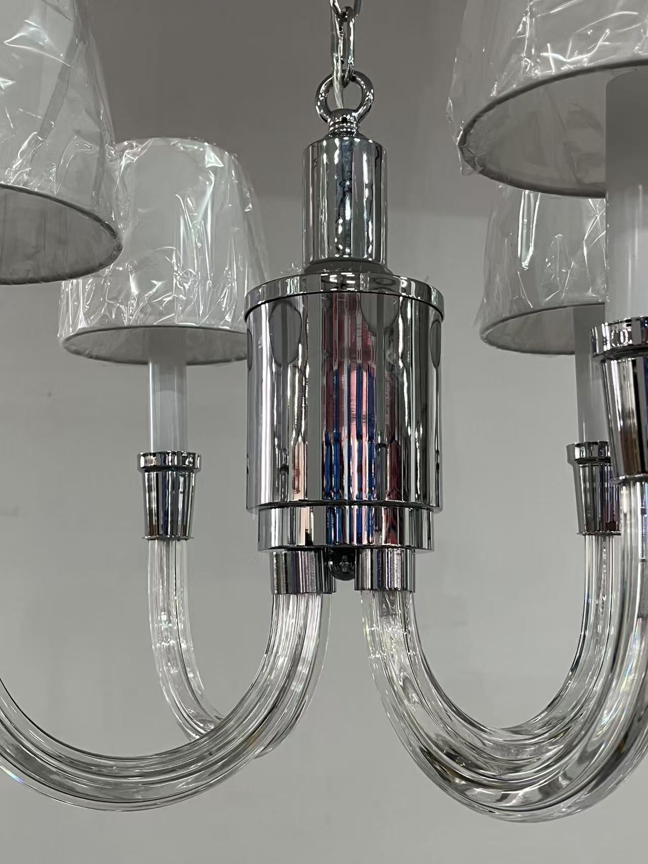 Syvinor Postmoderner Luxus-Kristall-Stoff-Kronleuchter-Letslighting