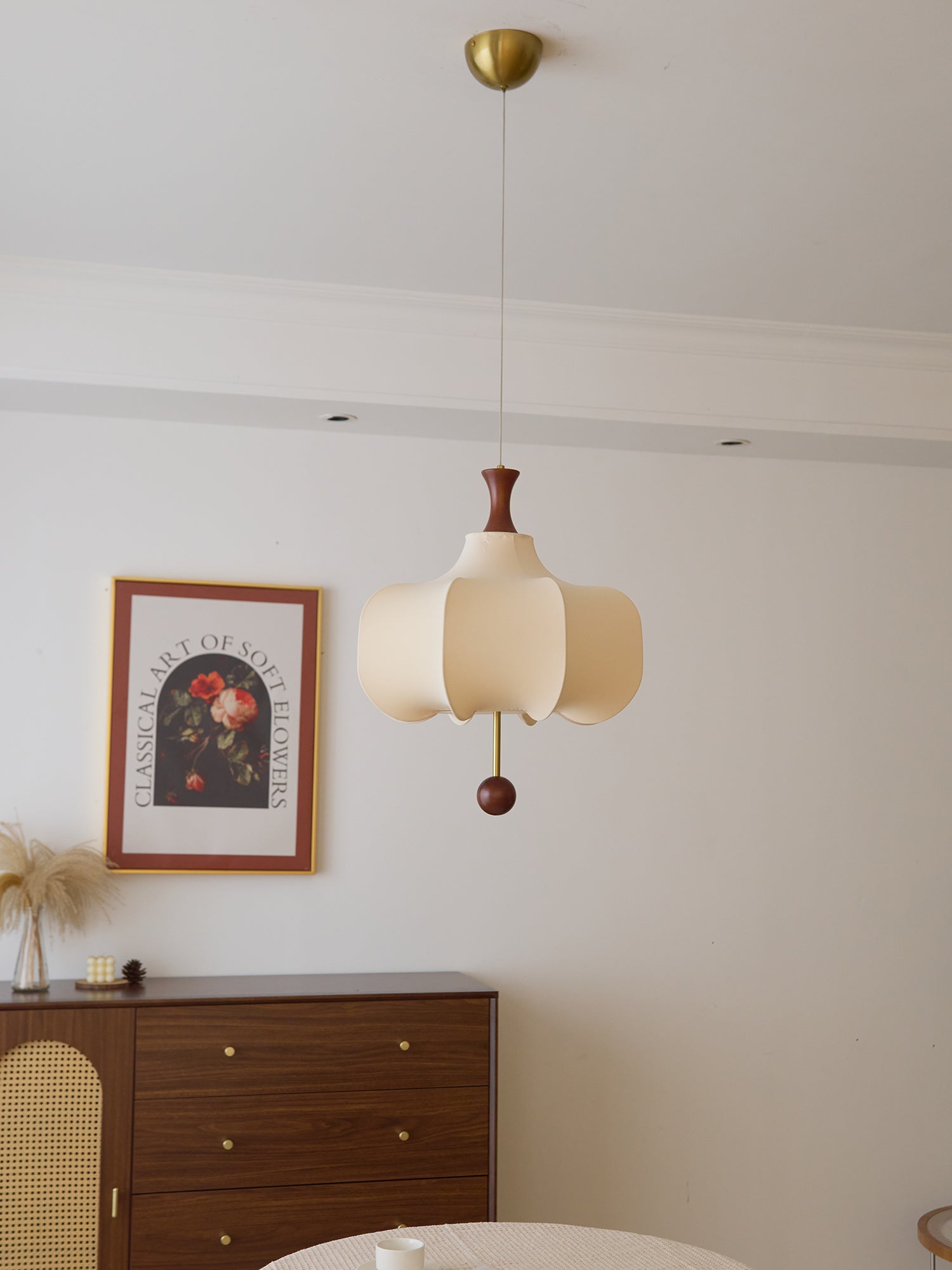 Venoryra Premium Elegance Wolken-Pendelleuchte aus Holz-Letslighting