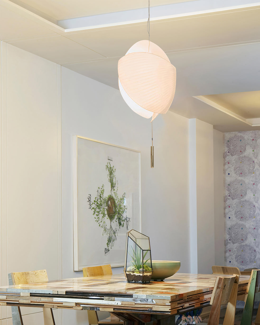 Osilora Eleganz Stoff Pendelleuchte-Letslighting
