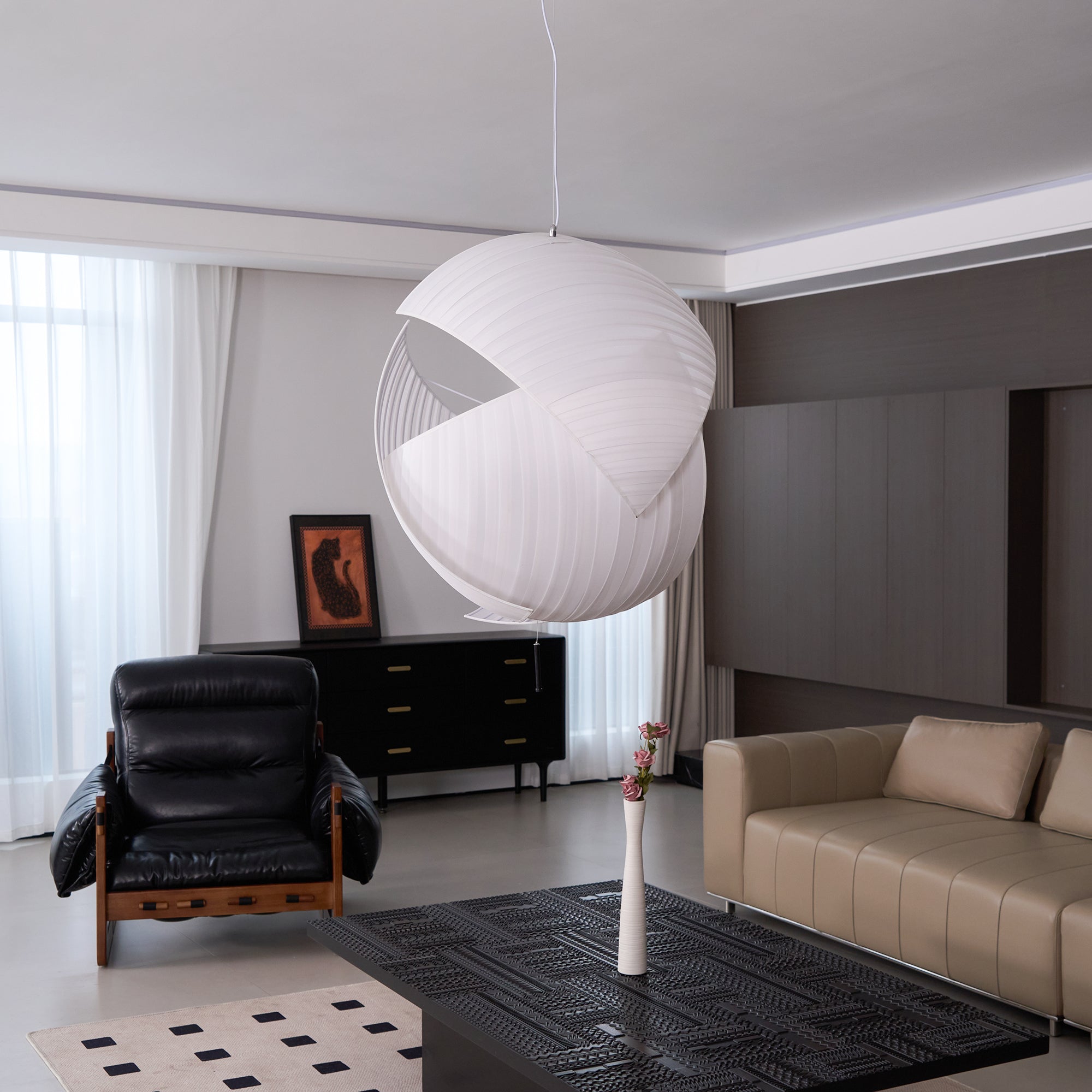 Osilora Eleganz Stoff Pendelleuchte-Letslighting