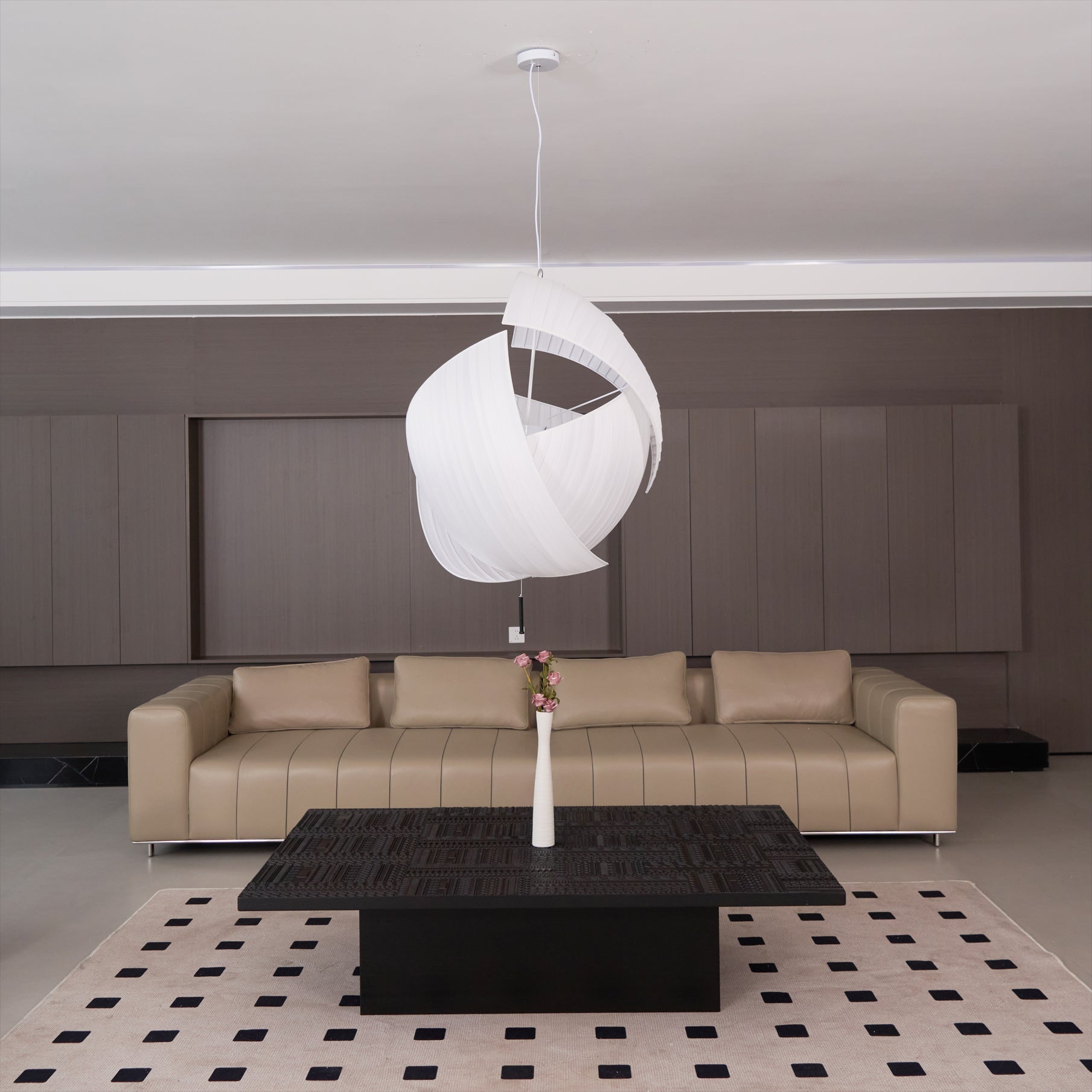 Osilora Eleganz Stoff Pendelleuchte-Letslighting