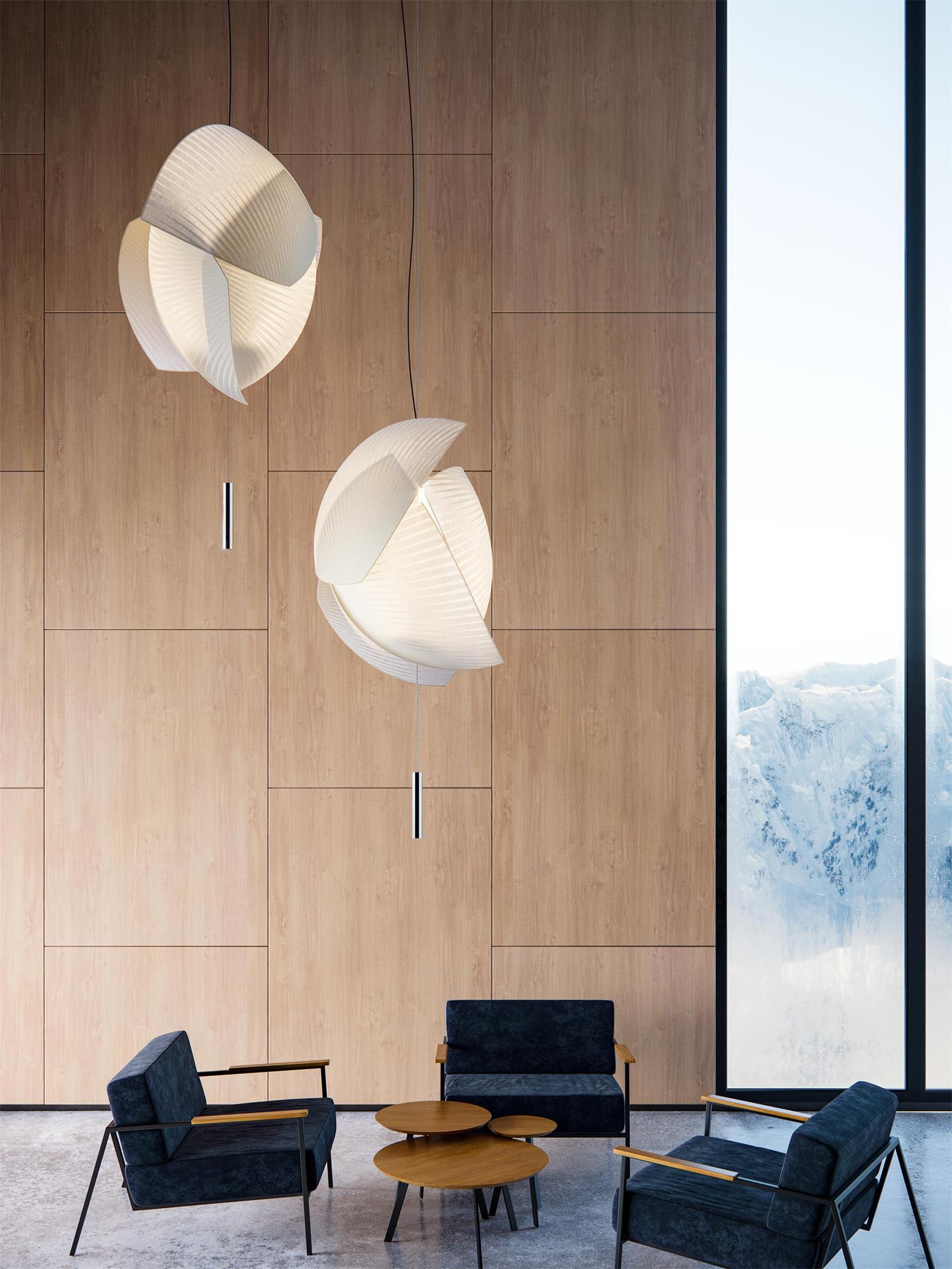 Osilora Eleganz Stoff Pendelleuchte-Letslighting