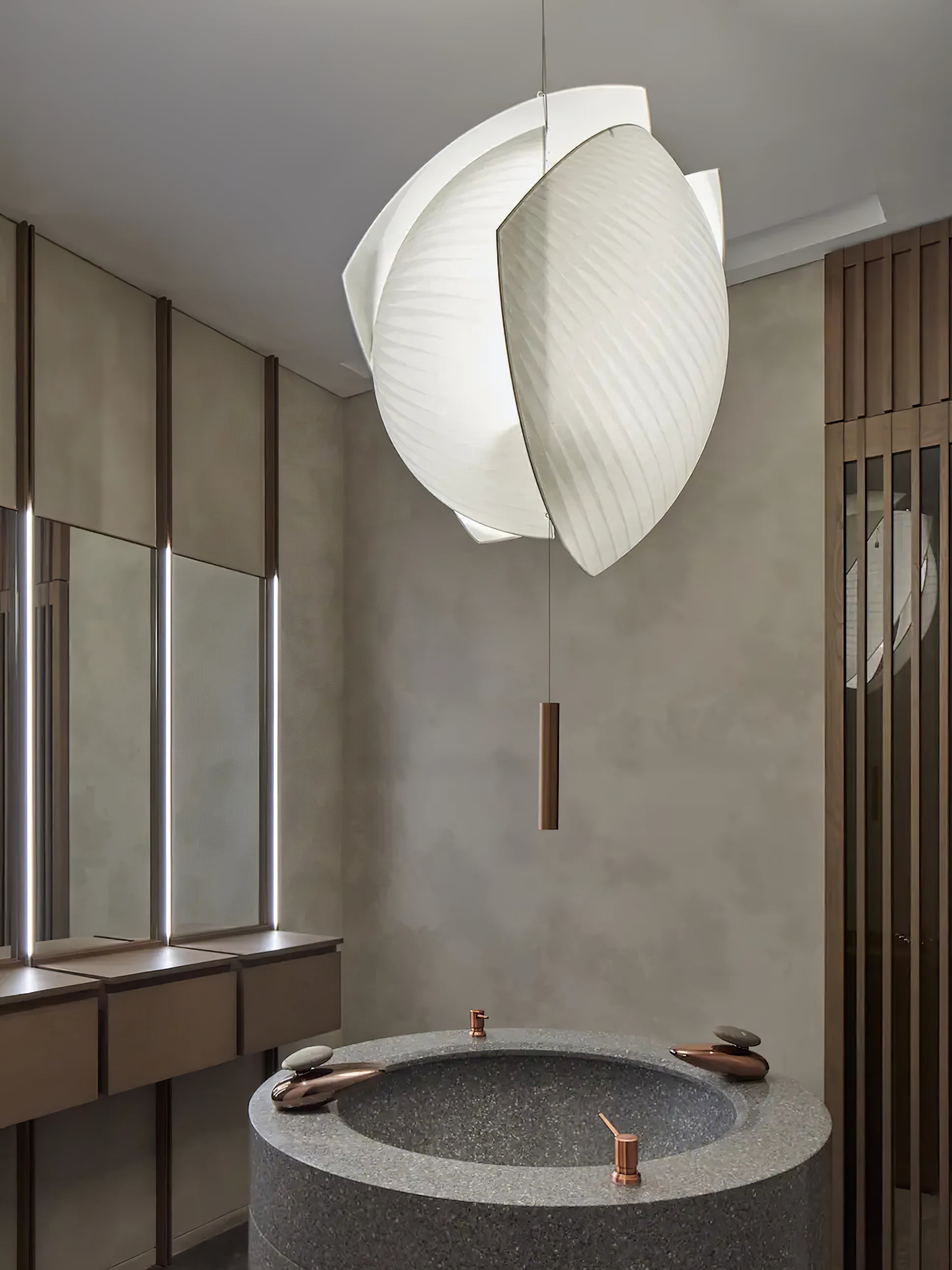 Osilora Eleganz Stoff Pendelleuchte-Letslighting