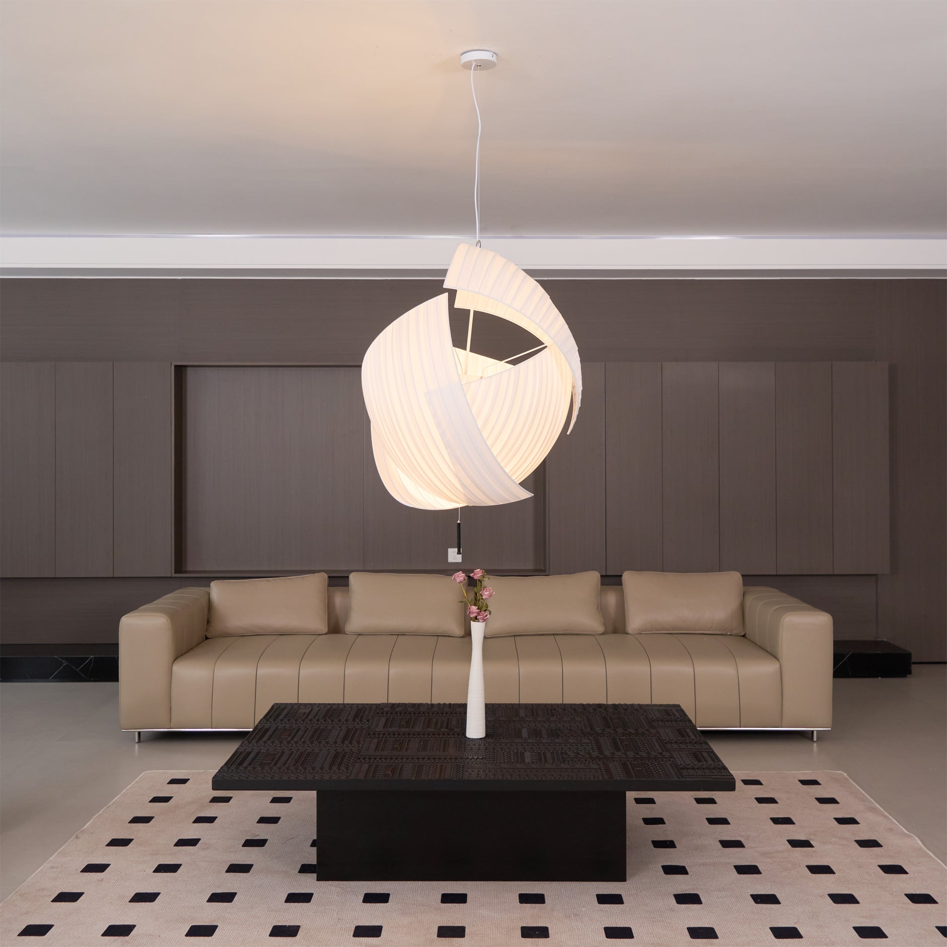 Osilora Eleganz Stoff Pendelleuchte-Letslighting