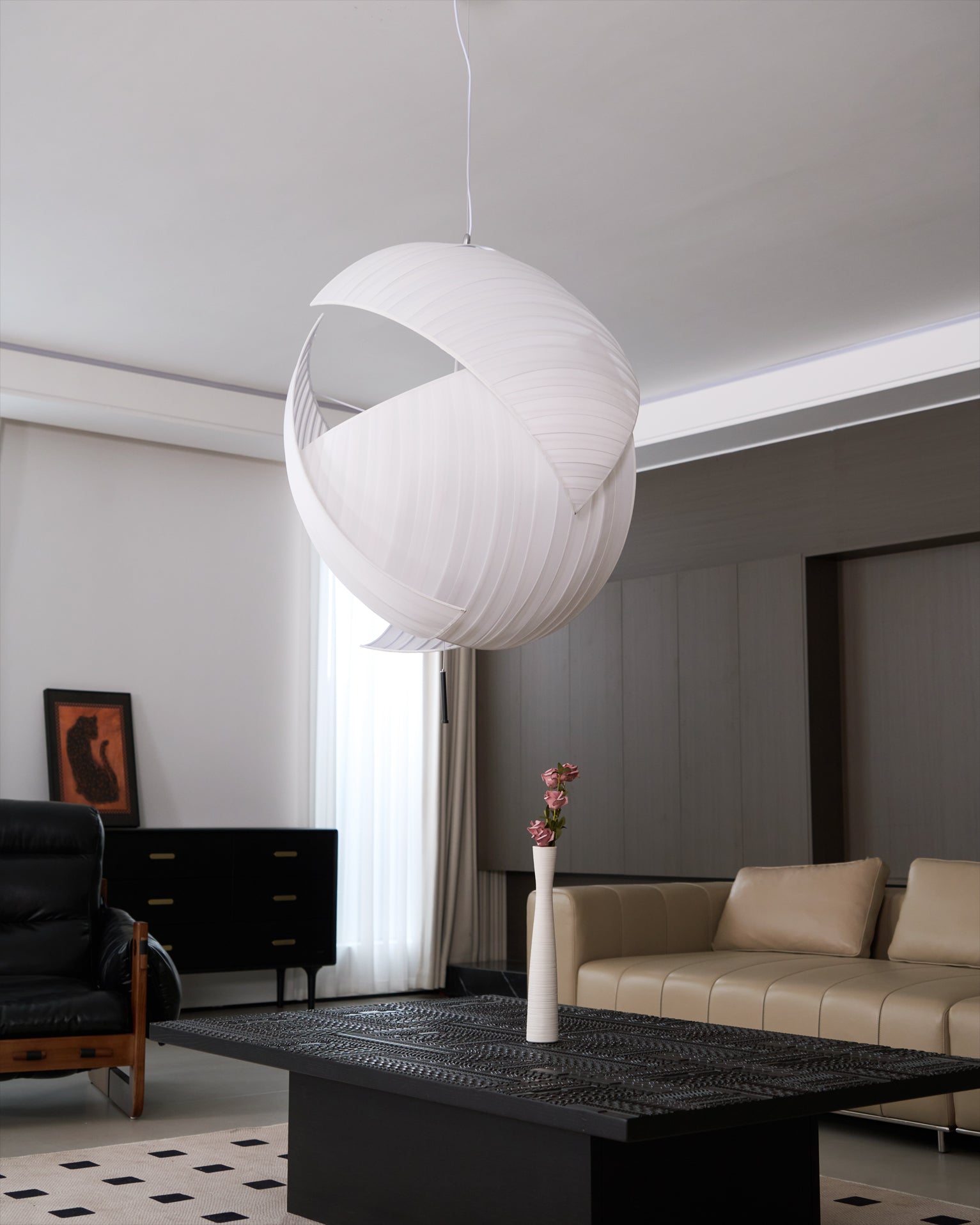 Osilora Eleganz Stoff Pendelleuchte-Letslighting