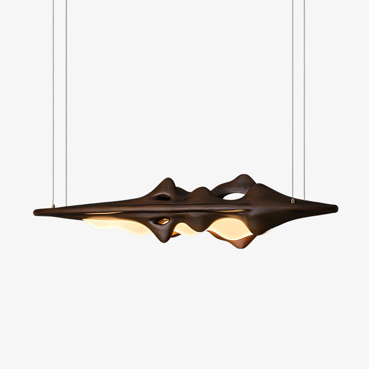 Ulsorira Topografische Holz-Pendelleuchte-Letslighting