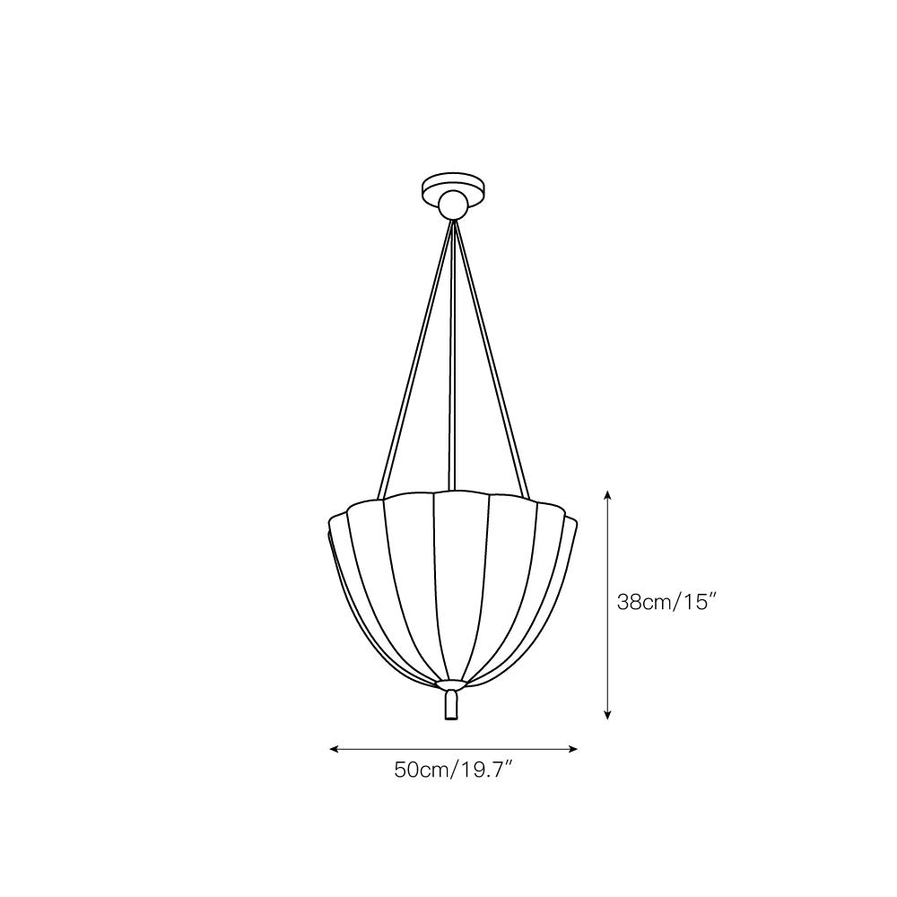 Vavelel Messing Glas Pendelleuchte-Letslighting