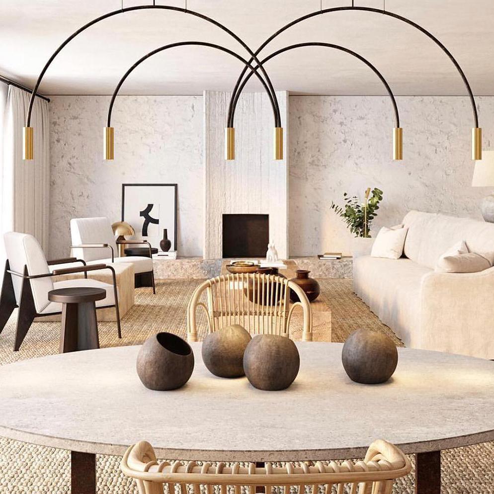 Solara Pendelleuchte Überlappender Zylinder Minimalistisch Esszimmer-Letslighting