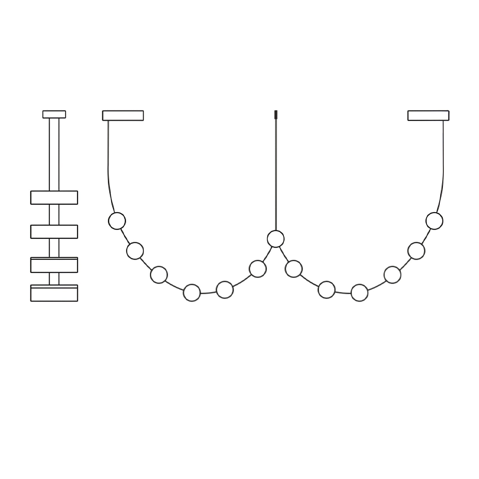 Flexura Modulare Schienenpendelleuchte-Letslighting