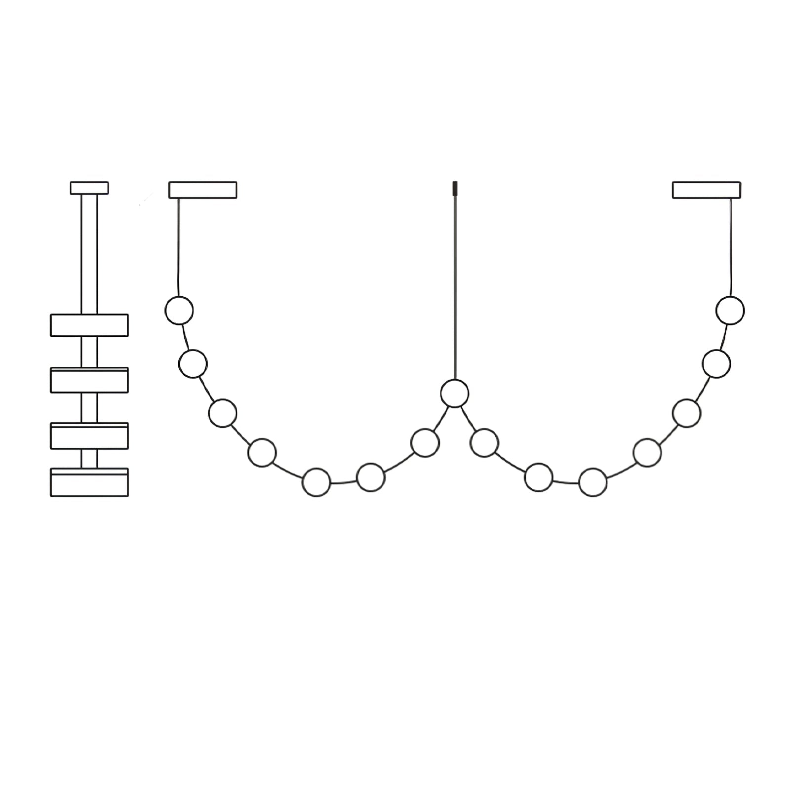 Flexura Modulare Schienenpendelleuchte-Letslighting