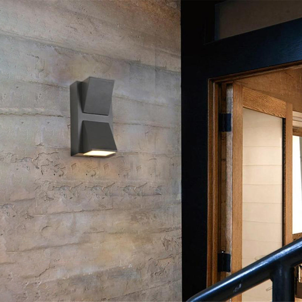 Ray Moderne LED-Außenwandleuchte aus Metall