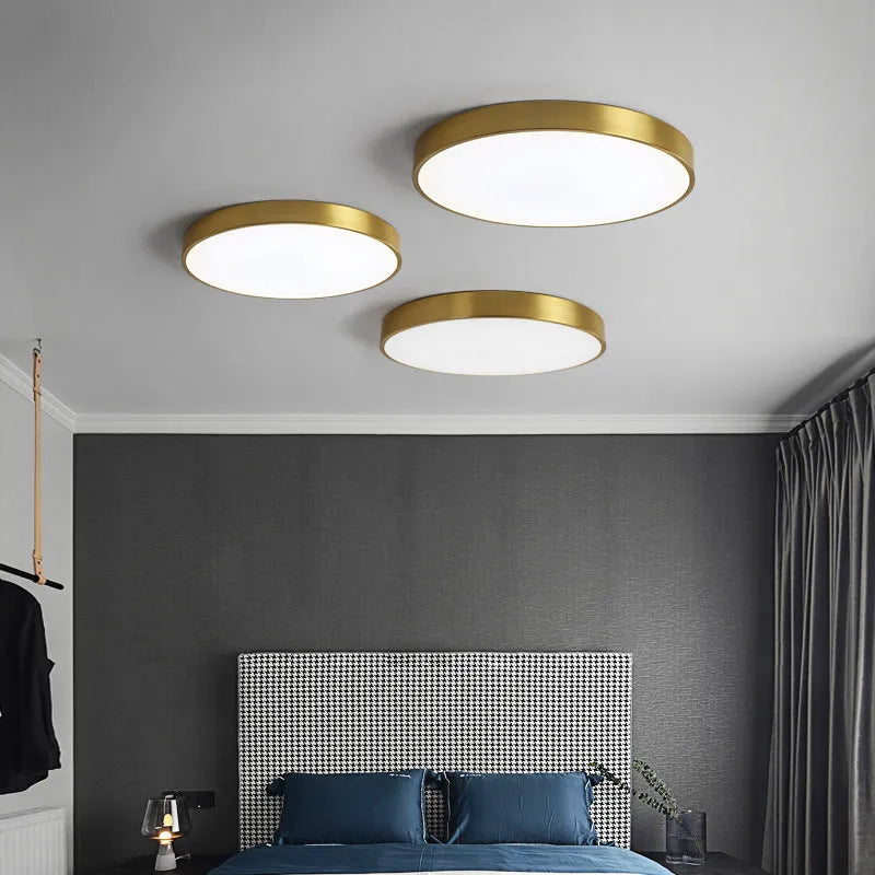 Arisha Modern Rund LED Deckenleuchte Metall Schlafzimmer Wohnzimmer Flur-Letslighting
