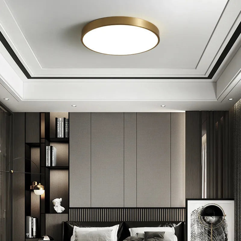 Arisha Modern Rund LED Deckenleuchte Metall Schlafzimmer Wohnzimmer Flur-Letslighting