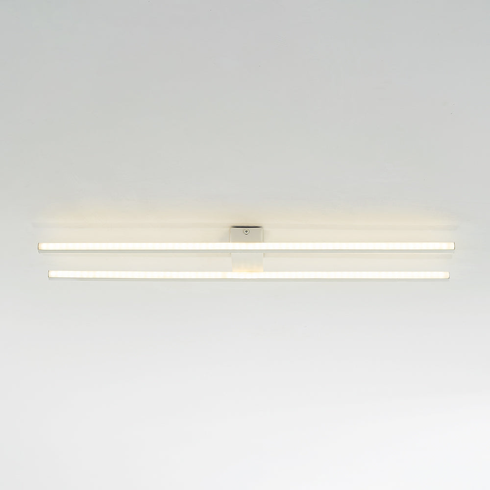 Arisha Minimalistische LED Deckenleuchte Lineaer Schwarz/Weiß/Gold Wohnzimmer Metall