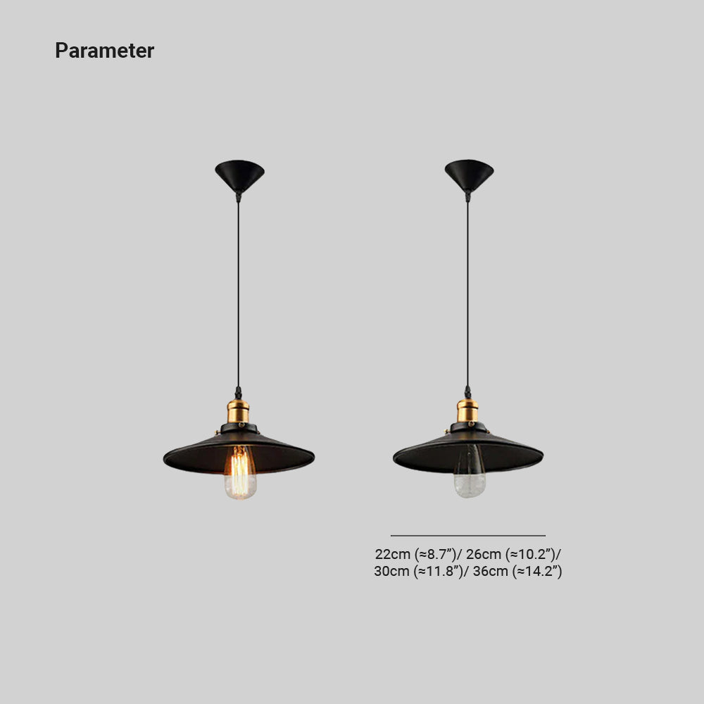 Silva ModernIndustrielle Pot-Pendelleuchte aus Metall, Schwarz