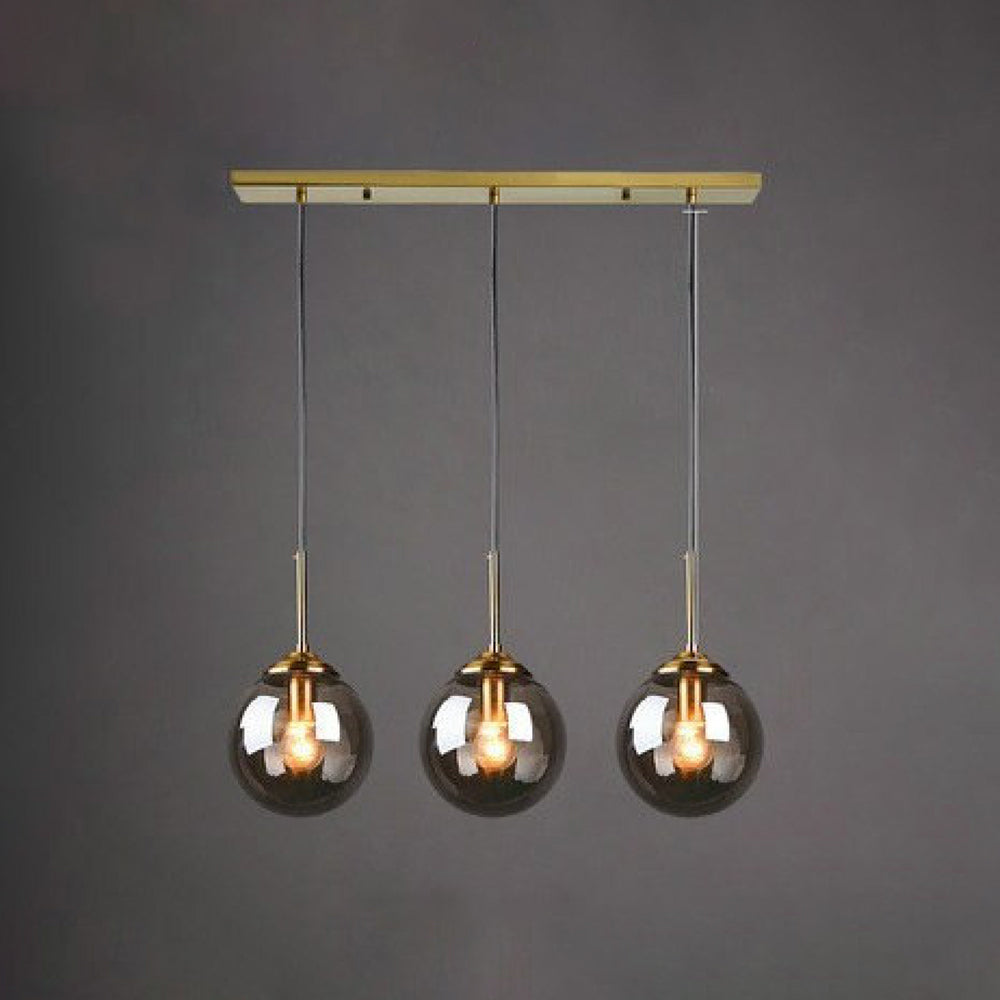 Valentina Modern Rund LED Pendelleuchte Metall Glas Esszimmer Wohnzimmer Schlafzimmer