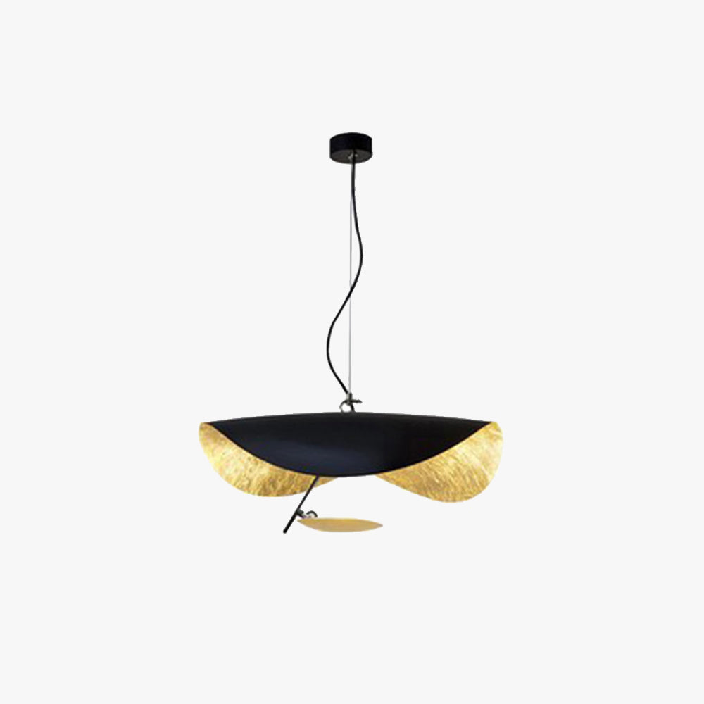 Arisha Design LED Pendelleuchte/Denkenleuchte Gold/Schwarz Wohnzimmer