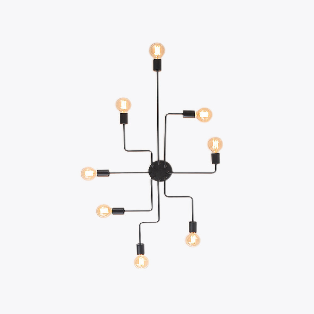 Silva Vintage LED Deckenleuchte Industriestil Wohnzimmer Metall 5 Farben